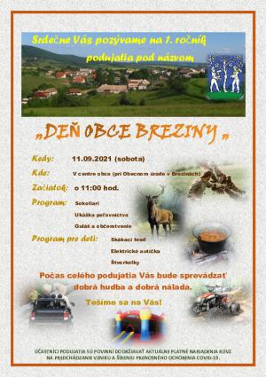 Deň obce Breziny 11.09.2021